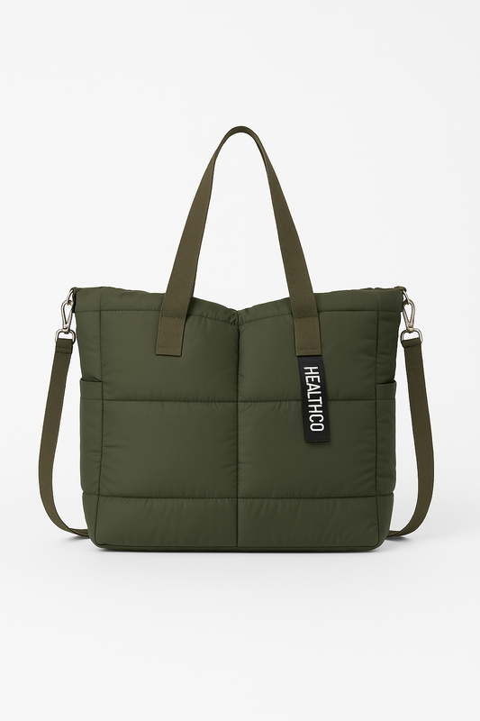 Puff tote bag