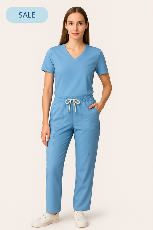 Olivia Cargo Azul Cielo S XL